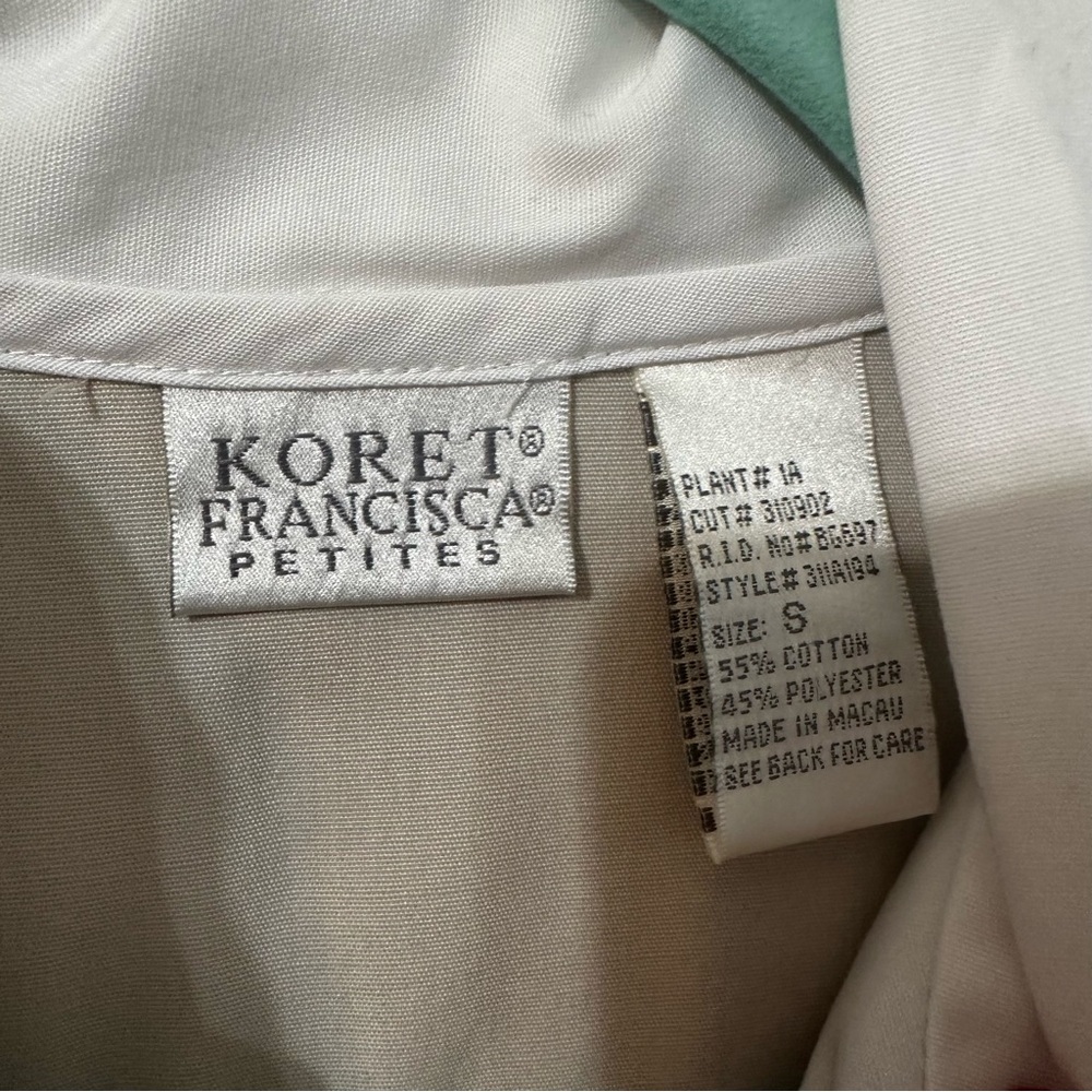 Koret Jacket Multicolor Patchwork Embroidered Flo… - image 2